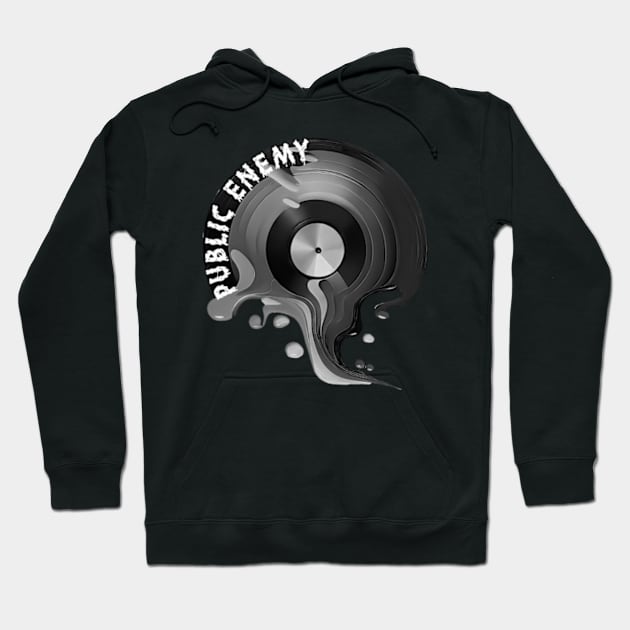 Public Enemy Melted Hoodie by FUTURE SUSAN